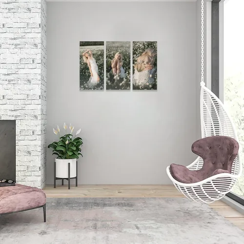 Miniatura 3 de CCWACPP Impresiones en lienzo personalizadas con tus fotos, 3 paneles, arte de pared personalizado, regalos personalizados para amigos, bodas y 3