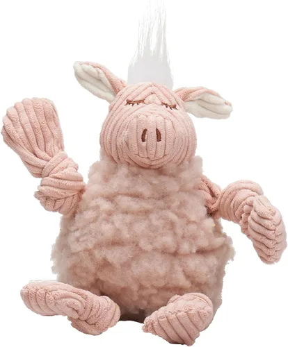Miniatura 11 de HuggleHounds Knottie Juguete de Peluche para Perros - Juguete de Animal de Peluche para Perros, Juguetes para Cachorros, Juguete Chirriante