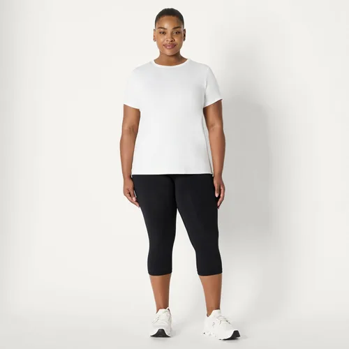Miniatura 14 de Amazon Essentials Camiseta de manga corta con cuello redondo para mujer, de secado rápido, para entrenamiento, gimnasio, paquete múltiple