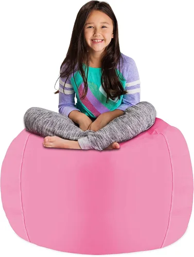 Miniatura 27 de Posh Stuffable Kids Funda de Silla Puf Rellenable para Almacenamiento de Animales de Peluche - Organizador de Juguetes Infantiles, Mediano 27