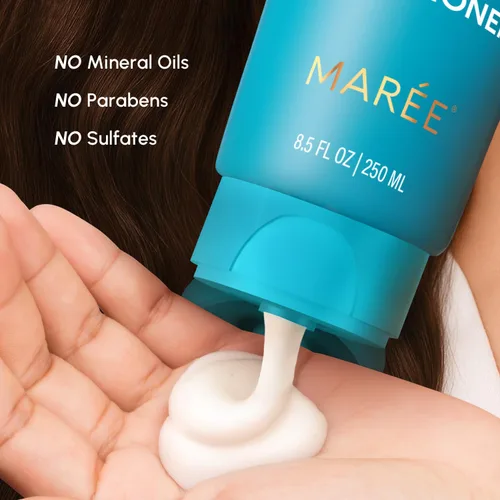 Miniatura 17 de MAREE Acondicionador para cabello para mujeres y hombres – Acondicionador profundo hidratante hidratante color seguro – Hidratante para cabello