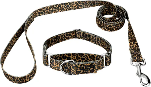 Miniatura 12 de Country Brook Petz - Collar y correa de perro martingala a rayas de tigre de Bengala, colección de estampados de animales con diseños salvajes