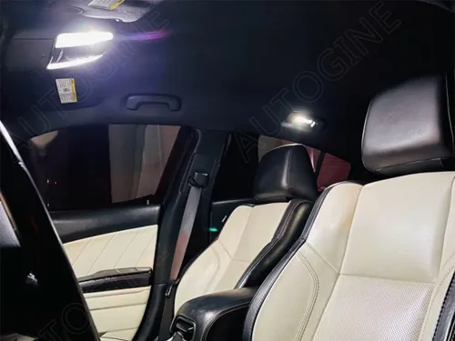 Miniatura 4 de AUTOGINE Kit de 16 luces LED interiores blancas para Dodge Charger 2011, 2012, 2013, 2014, 2015, 2016, 2017, 2018, 2019, 2020, 2021