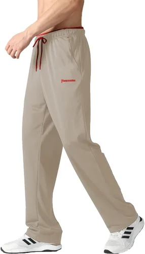 Miniatura 6 de Pantalones deportivos para hombre con bolsillos con cremallera, pantalones deportivos ligeros, pantalones de entrenamiento holgados atléticos