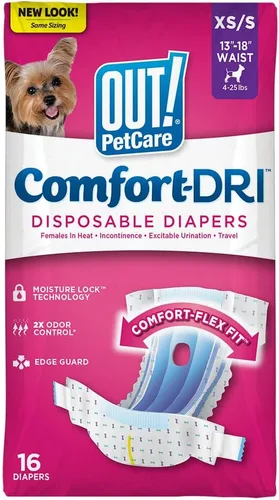 Miniatura 8 de OUT! Petcare - Pañales desechables para perros hembra, entrenamiento para ir al baño, pañales para perros, entrenamiento de cachorros, suministros