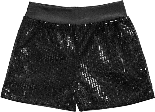 Miniatura 6 de Pantalones cortos de ballet para niñas y niños con lentejuelas con purpurina, hip hop, jazz, ballet, baile, yoga, gimnasio, pantalones cortos
