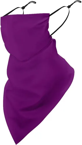 Miniatura 16 de Bufanda triangular reutilizable con cinta elástica para las orejas, protección solar UV