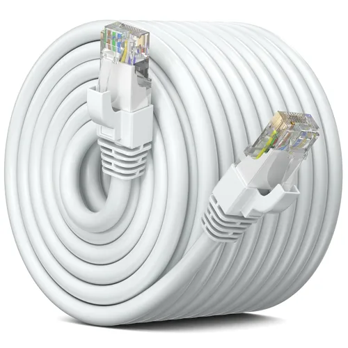 Miniatura 12 de Maximm Cable Ethernet Cat 6, cable de red y conexión de alta velocidad de 100 pies, UTP, 10 Gbps, cable Ethernet de 550 MHz, color negro