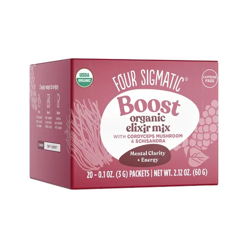 Elixir de hongo Cordyceps de Four Sigmatic | Alternativa al café con polvo de hongo Cordyceps orgánico, rosa mosqueta y Schisandra | Apoyo a la