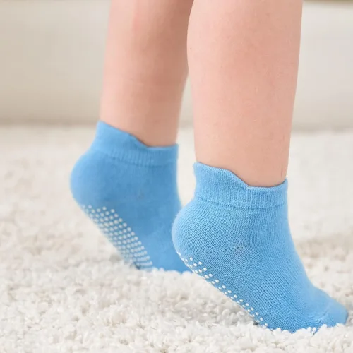 Miniatura 4 de Zaples - Calcetines altos hasta el tobillo para bebé con base antideslizante, unisex