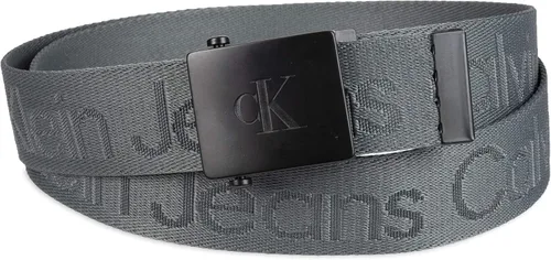 Miniatura 2 de Calvin Klein de los hombres ajustable Firma algodón belt-white