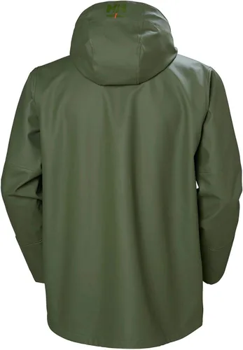 Miniatura 3 de Helly-Hansen Storm Waterproof Rain Jackets for Men Featuring Adjustable Hood with Drawcord and Double Main Fabric Front Flap