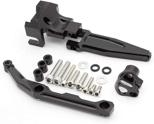 Miniatura 3 de Compatible con MT-09 FZ09 (no rastreador) 2013-2020, XSR 900 2015-2020, MT09 SP 2018-2019 CNC amortiguador de dirección de motocicleta estabilizador