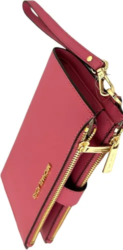 Miniatura 3 de Michael Kors - Billetera de viaje con doble cremallera, para mujer, modelo Jet Set, con correa para la muñeca