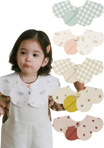 Miniatura 48 de Konny Baby Bib 3/5/7-Pack Set, 360 ° Rotate, Soft and Absorbent Drooling for Toddler Boys Girls Baby Essentials