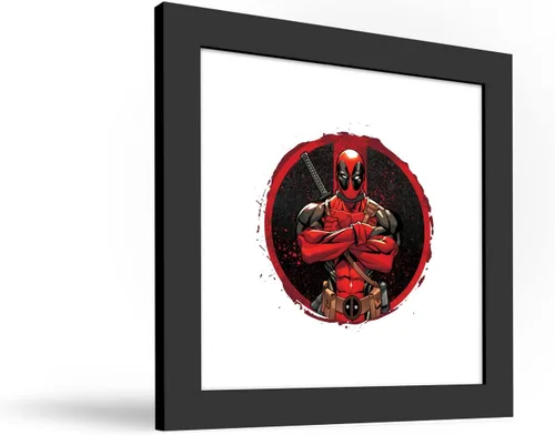Miniatura 2 de Trends International Gallery Pops Marvel Comics Deadpool - Póster de pared con insignia de brazos cruzados, 12 x 12 pulgadas, versión enmarcada