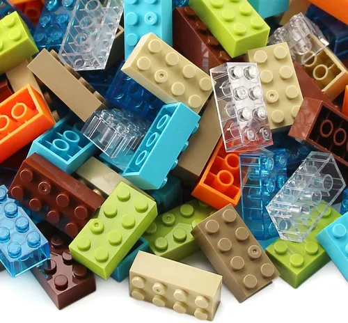 Miniatura 3 de Ladrillos 2x4 320 Piezas Nuevo Conjunto de Juego Creativo de Construcción de Piezas Clásicas Multicolores Bloques de Juguete Accesorios Compatibles