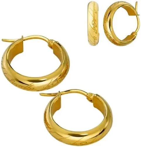 1 par de aretes de señor, aretes de aleación de zinc, regalos de películas de televisión para mujeres, hombres, niñas y niños, Zinc, No es una