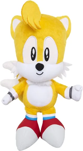 Miniatura 3 de Sonic The Hedgehog - Figura de peluche (7 pulgadas) de Tails Colas
