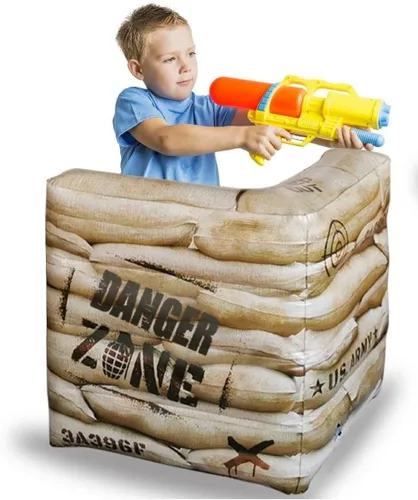 Miniatura 9 de Combat Battlefield compatible con etiqueta láser, pistola de agua, pistola de dardos, perfecto para actividades de cumpleaños de niños y niñas