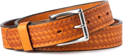 Miniatura 10 de Relentless Tactical El mejor cinturón de cuero para pistola Fabricado en Estados Unidos Cinturón oculto EDC para hombre Marrón