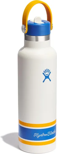 Miniatura 2 de Hydro Flask Botella de agua – Acero inoxidable aislado – Tapa flexible con pajita de boca estándar, antiderrames, a prueba de fugas y recargable