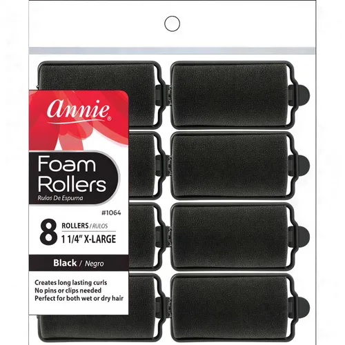Miniatura 4 de Annie Rodillos de espuma de 5/8 pulgadas, pequeños, 14 rizadores de esponja suave para rizos sin calor, no necesitan alfileres ni clips