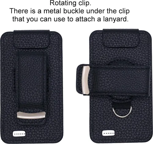 Miniatura 2 de Funda Premium (con clip para cinturón/cordón) para Dexcom G7 (negro)