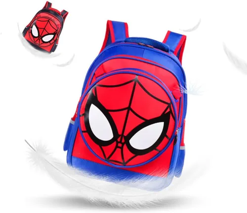 Miniatura 5 de FENGJINRUHUA Lindo juego de rol de dibujos animados escuela primaria mochila niños cómic niños niñas mochila, Q-azul marino, Mochila escolar