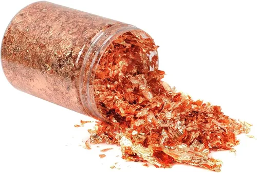 Miniatura 7 de Hojas de oro en copos, hojas de lámina dorada para resina, 10g de copos de lámina metálica, para arte de uñas, pintura, manualidades, fabricación