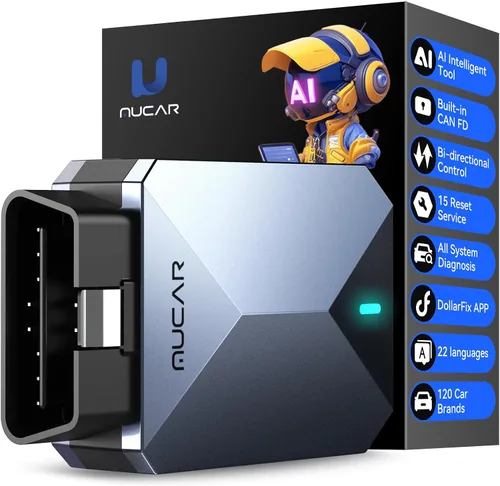 MUCAR Actualización de por vida Bluetooth del escáner OBD2 asistido por AI, BT200 MAX compatible con ELM327, todos los sistemas OBD2 herramienta de