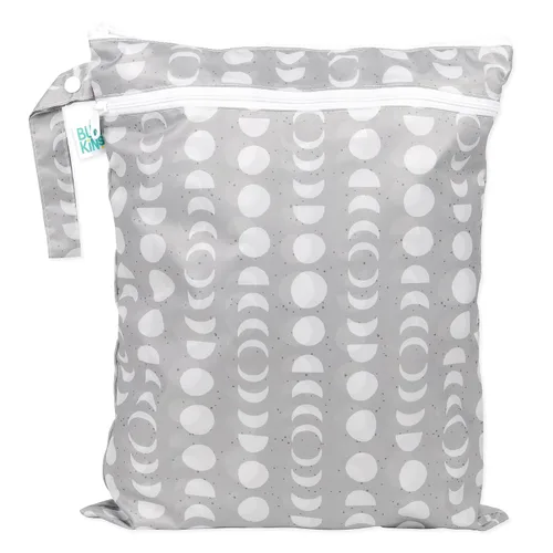 Miniatura 35 de Bumkins Bolsa Húmeda Colgante Impermeable Grande para Bebé, Lavandería, Ropa Sucia, Viajes, Traje de Baño, Pañales de Tela, Piscina, Toallas
