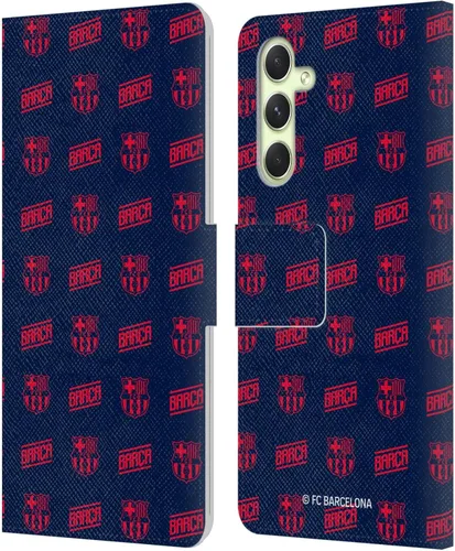Miniatura 47 de Head Case Designs Funda de piel con licencia oficial del FC Barcelona Barca Crest Graphics para Samsung Galaxy A06 4G