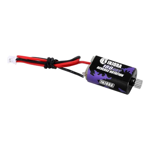 INJORA Motor cepillado 48T 180 con piñón de acero inoxidable para actualización 1/18 1/24 FMS FCX18 FCX24 (INM14)
