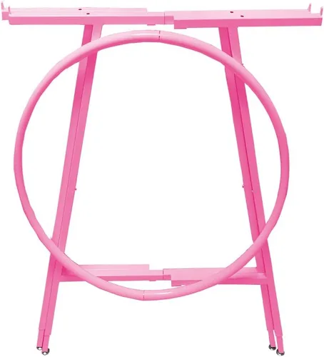 Miniatura 2 de SSWBasics Perchero redondo rosa intenso – Perchero resistente para colgar ropa – Percheros de ropa elegantes y funcionales para colgar ropa