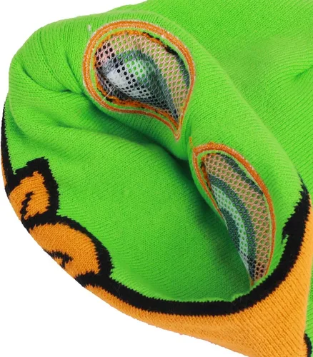 Miniatura 3 de Bioworld TMNT Rolldown Mikey - Gorro de malla para adultos, color verde, Verde