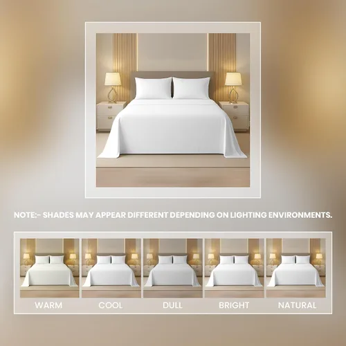Miniatura 7 de Kotton Culture Juego de Sábanas de 4 Piezas Tamaño Twin - 1000 Hilos 100% Algodón Egipcio Ropa de Cama de Lujo Premium de Hotel - Tejido Satén Suave