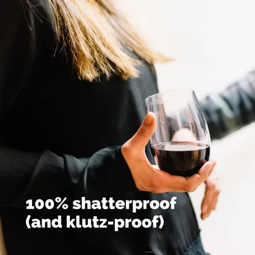 Miniatura 8 de Copas de vino de una pieza, Crystal Clear