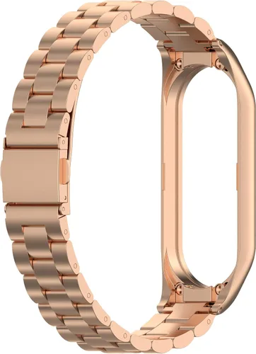 Miniatura 4 de Senter Correa de reloj de acero inoxidable Correa de repuesto para Xiaomi Mi Band 5 y Mi Band 6 Smart Watch