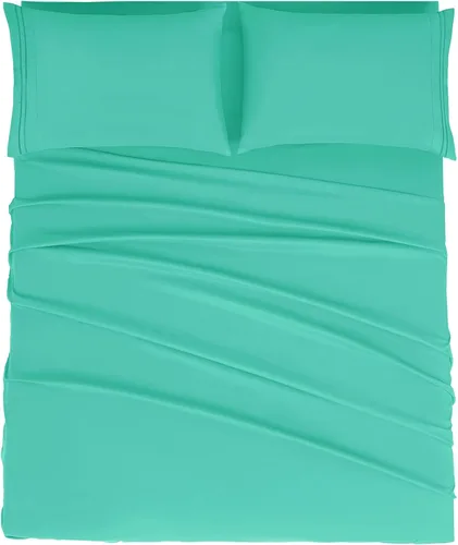 Miniatura 52 de Mejoroom Juego de sábanas de tamaño King – Sábanas y fundas de almohada de ropa de cama 1800 de lujo para hoteles – Sábana bajera con bolsillo