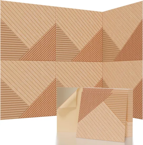 Miniatura 22 de Paquete de 6 Paneles Acústicos de Pared–TEMGCUAM 60" x 40" Paneles Acústicos de Arte Grandes, Paneles Acústicos Decorativos, Paneles de Pared