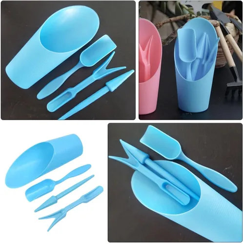 Miniatura 7 de Abaodam Succulent Planting Tools Kit PP Garden Hand Tool Set for Indoor Transplanting Digging Soil Loosening Succulent Care Accessories Blue