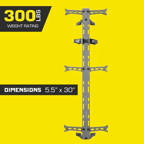 Miniatura 3 de Hawk Bastón de Escalada con Tracción, Equipo de Caza para Escalada de Árboles de 20 Pies con Agarre de Doble Tracción, Accesorios de Caza