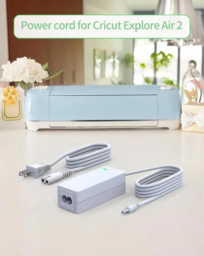 Miniatura 4 de Cable de alimentación para Cricut Explore air 2, Expression 2, Maker, Explore Air, Explore One Create Cake Mini Repuesto Original para Cricut Maker