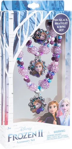 Miniatura 8 de LUV HER Girls Jewelry Set - Dress Up Toy Jewelry Box Set with Bead Necklaces, Bracelets, and Rings - Frozen Play Accessories - Ages 3+