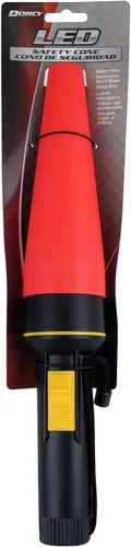 Miniatura 6 de Dorcy 41-1482 Deluxe Signal Wand LED Flashlight with Safety Cone, 30-Lumens, Black Finish (Pack of 6)