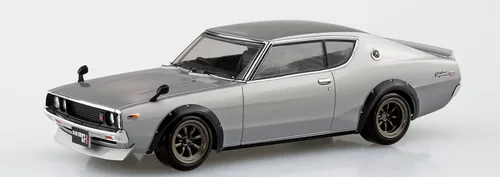 Miniatura 2 de Aoshima Nissan C110 Skyline GT-R Custom Silver 1:32 Kit de modelo a escala 1:32