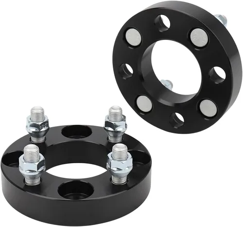 Miniatura 2 de IRONTEK Espaciadores de rueda de 4 x 4 pulgadas, espaciadores forjados de 1 pulgada con orificio de cubo de 2.598 in, pernos de 1/2 pulgadas x 20
