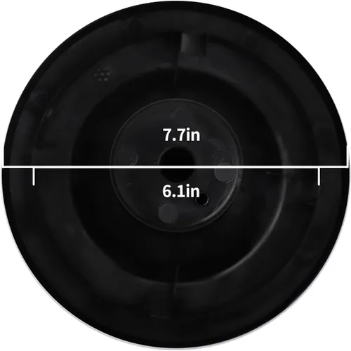 Miniatura 4 de Dispensador de agua enfriador base de botella de agua a prueba de derrames, piezas de repuesto para dispensador de agua de 5 galones, color negro, 1