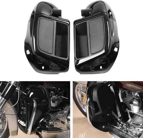 Miniatura 4 de Green-L - Carenaduras inferiores ventiladas para las piernas tipo guantera, aptas para Harley 2014-2024 Touring Road King Street Glide Electra Glide